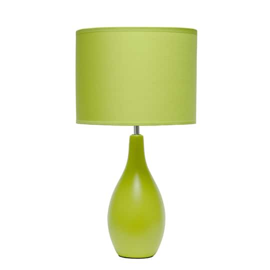Creekwood Home Essentix 18&#x22; Ceramic Dewdrop Table Lamp